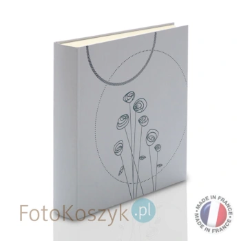 Album Panodia Tess srebrny (tradycyjny 100 kremowych stron)