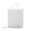 Biała torba LUX papierowa (3 rozmiary do wyboru)