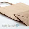 Brązowa torba LUX papierowa (3 rozmiary do wyboru)