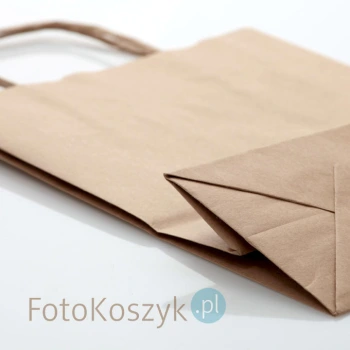 Brązowa torba LUX papierowa (3 rozmiary do wyboru)