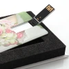 Pudełko na pendrive karta kredytowa TS Nasze Zdjęcia kwiaty