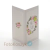 Mini-Album TS Nasz Ślub kwiaty na dwa zdjęcia 13x18