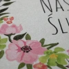 Etui małe Nasz Ślub kwiaty (na 1 płytę)