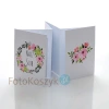 Album TS Leporello 13x18 Nasz Ślub kwiaty (5 białych kart)