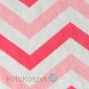 Album TS Leporello 15x21 chevron róż (5 białych kart)