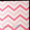 Album TS Leporello 15x21 chevron róż (5 białych kart)