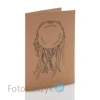 Mini-album kraft TS Łapacz Snów na dwa zdjęcia 15x23