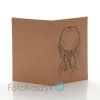 Mini-album kraft TS Łapacz Snów na dwa zdjęcia 15x23