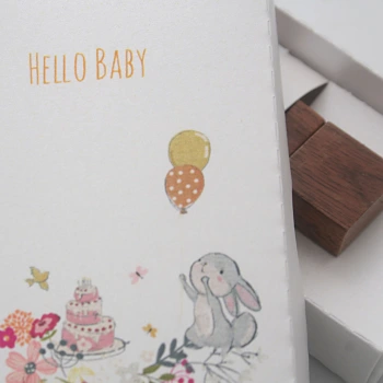 Pudełko na pendrive drewniany TS Hallo Baby
