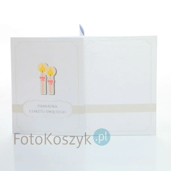 Album TS Leporello 15x21 chrzest (5 kremowych kart)