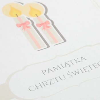 Album TS Leporello 15x21 chrzest (5 kremowych kart)