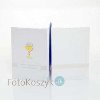 Album TS Leporello 15x21 komunijny kielich p (5 białych kart)