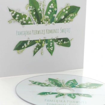 Obwoluta TS komunia konwalie (na płytę CD/DVD)