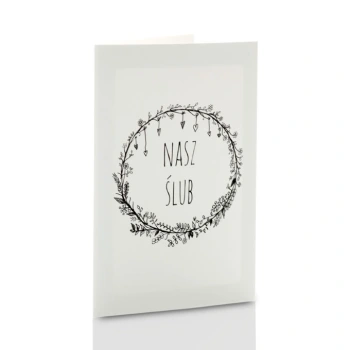 Mini-Album TS Nasz Ślub B&W na dwa zdjęcia 13x18