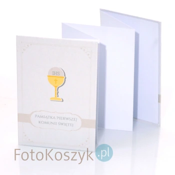 Album TS leporello 13x18 komunijny kielich (5 białych kart)