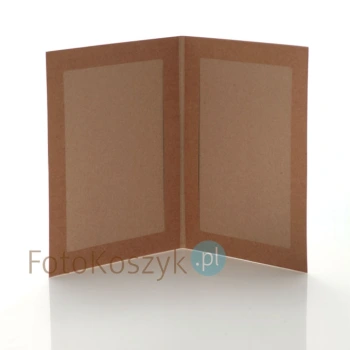 Mini-album kraft TS na dwa zdjęcia 15x23