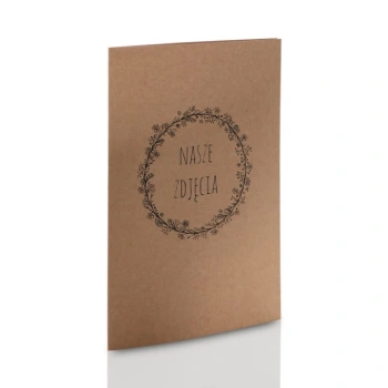 Mini-album kraft TS Nasze Zdjęcia na dwa zdjęcia 15x23