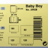 Album dziecięcy Baby Boy (tradycyjny, 60 kremowych stron)