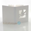 Album na chrzest na zdjęcia wklejane Walther Cicogna (tradycyjny 50 kremowych stron)