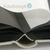 Album introligatorski ER Hnd biały mat' XXL z czarnym pergaminem (tradycyjny, 100 czarnych stron)