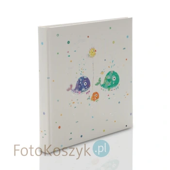 Album Dziecięcy Goldbuch Whale familie (tradycyjny 60 kremowych stron)