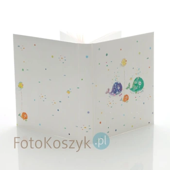 Album Dziecięcy Goldbuch Whale familie (tradycyjny 60 kremowych stron)