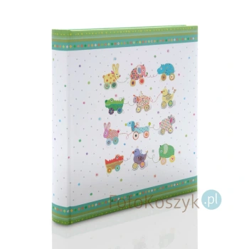 Album dziecięcy Goldbuch Animals on Wheels (tradycyjny 60 kremowych stron)