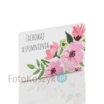 Pendrive karta kredytowa Wspomnienia (do wyboru pojemność 2-32 GB)