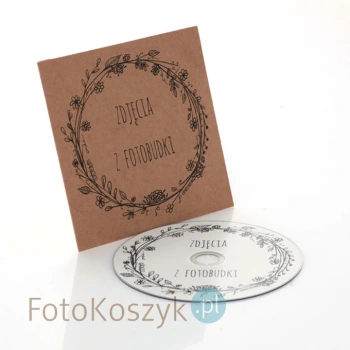 Obwoluta kraft TS Zdjęcia z fotobudki (na płytę CD/DVD)
