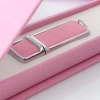 Zestaw pastel róż pendrive + pudełko do 50 zdjęć i pen