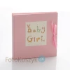 Album dziecięcy Baby Girl (tradycyjny, 60 kremowych stron)