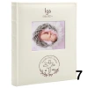 Album na chrzest, wklejany, 60 kremowych stron, personalizowany, 6 wzorów