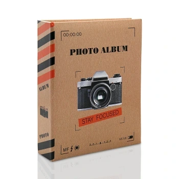 OUTLET - Album na zdjęcia wsuwane Camera Brązowy na 200 zdjęć 10x15