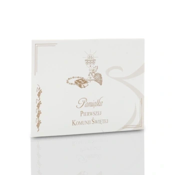 OUTLET - Mini-Album Komunijny - zestaw: 3 zdjęcia 13x18 (pion) + zdjęcie 15x21 (poziom)