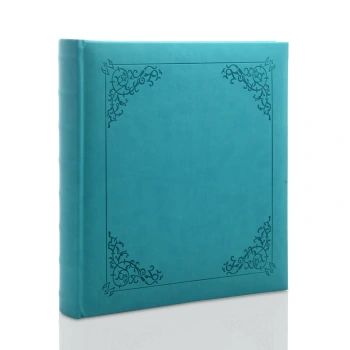 Album wklejany Fines Turkus XL z tłoczeniem (tradycyjny 100 kremowych stron)