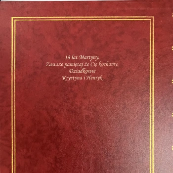 OUTLET - Album wsuwany na 500 zdjęć 10x15 w pudełku Gedeon classic bordo