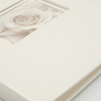 Album ślubny, wklejany, 40 kremowych stron, personalizowany, 12 wzorów do wyboru