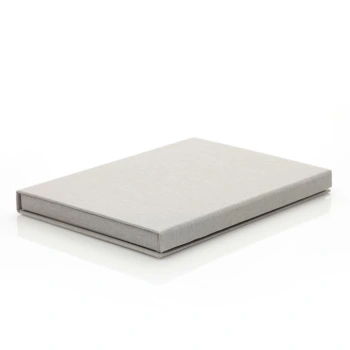 Pudełko SF linum pastel szare na zdjęcia 13x18 (do 50 zdjęć)