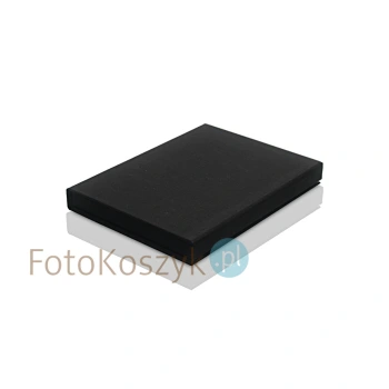 Czarne Płócienne Pudełko SF Na Zdjęcia 13x18 (do 50 zdjęć)