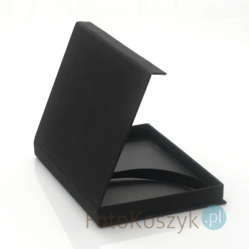 Czarne Płócienne Pudełko SF Na Zdjęcia 13x18 (do 50 zdjęć)
