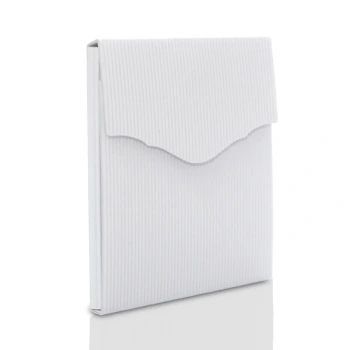 Etui białe, ryflowane bez rzepa (na płytę CD/DVD)