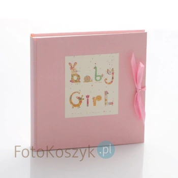 Album dziecięcy Baby Girl (tradycyjny, 60 kremowych stron)