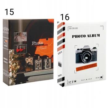 Album wsuwany 10x15 na 200 zdjęć kwiaty fotoalbum mix wzorów