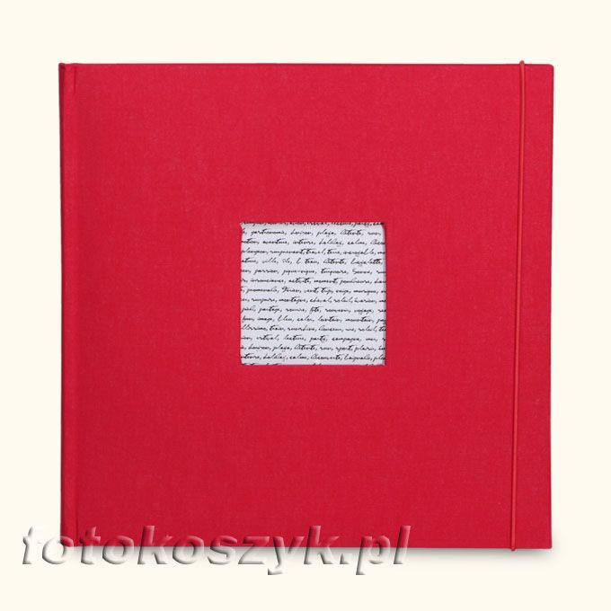 Album Panodia Linea Czerwony (tradycyjny 60 białych stron) Panodia 271026