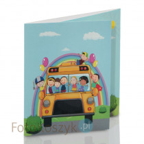 Mini-Album Dziecięcy Autobus - zestaw: 2 zdjęcia 15x21+ zakładka na CD
