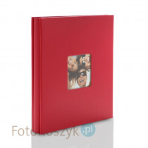 Duży album na zdjęcia wsuwane Walther Fun czerwony (400 zdjęć 10x15)