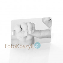 Pendrive Karta Kredytowa Rączka Czarno-Biała (do wyboru pojemność 2-32 GB)