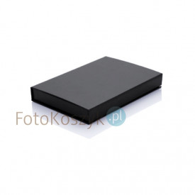 Czarne pudełko na zdjęcia 15x23 z magnesem (do 100 zdjęć)