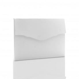 Teczka biała, perłowa, folder na zdjęcia 15x23