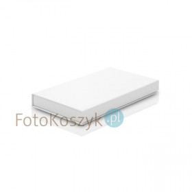 Białe pudełko na zdjęcia 15x23 i pendrive (do 100 zdjęć)